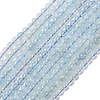 Natural Aquamarine Beads Strands G-D327-B01-5mm-2