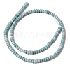 Cracked Opaque Glass Beads Strand X-GLAA-D306-A07-2