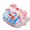 Pig Theme Opaque Resin Decoden Cabochons RESI-I057-A02-3