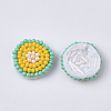 Glass Seed Beads Cabochons FIND-S321-03J-2