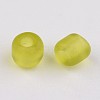8/0 Frosted Round Glass Seed Beads X-SEED-A008-3mm-M4-2