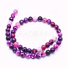 Natural Fire Agate Beads Strands G-O165-A-12mm-3