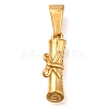 Ion Plating(IP) 304 Stainless Steel Pendants STAS-Z113-25G-1