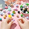DIY Silicone Beaded Keychain Making Kit DIY-YW0008-62-4