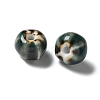 Vintage Porcelain Pumpkin Beads PORC-L080-H02-2
