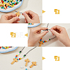DIY Round & Cross Pendant Necklace Making Kits DIY-DC0004-02A-4