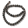 Natural Ice Obsidian Beads Strands X-G-P590-A03-8mm-02-5