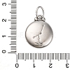 304 Stainless Steel Enamel Pendants STAS-A080-43P-09-3