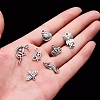 100Pcs 100 Style Tibetan Style Alloy Pendants FIND-YW0001-48-11