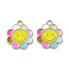 Alloy Enamel Pendants ENAM-B050-04P-02-3
