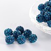 Pave Disco Ball Beads X-RB-A130-10mm-21-1