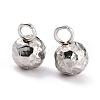Tarnish Resistant 304 Stainless Steel Charms X-STAS-O147-03A-P-2