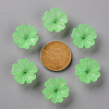 Transparent Frosted Acrylic Bead Caps MACR-S371-04A-733-3