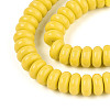 Opaque Spray Painted Glass Beads X-GLAA-ZX008-8mm-18K-3