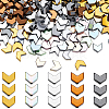 350Pcs 5 Colors Electroplated Arrows Synthetic Non-magnetic Hematite Beads Strands G-SC0003-63-1