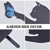 Double-sided Pattern Acrylic Garden Stake AJEW-WH0348-02C-6