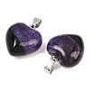 Natural Agate(Dyed & Heated) Pendants GG-K002-03F-2