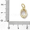 Brass Pave Cubic Zirconia Charms KK-CBA56EF-30G-03-3