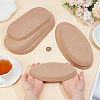 6Pcs 6 Styles Oval MDF Wood Pottery Tools DIY-OC0014-67-3