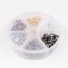 1 Box 240PCS 6 Colors Zinc Alloy Lobster Claw Clasps PALLOY-JP0002-4