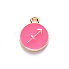 Alloy Enamel Pendants X-ENAM-S124-01A-03F-2