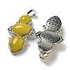 Natural Topaz Jade Pendants G-Q158-04Q-2