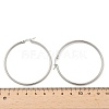 Tarnish Resistant 304 Stainless Steel Big Hoop Earrings X-EJEW-F105-04P-4
