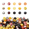 Drawbench & Baking Paint Glass Beads Strands GLAA-PH0001-03-8mm-8