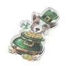 Saint Patrick's Day Opaque Printed Acrylic Pendants MACR-M038-01H-2