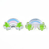 Transparent Acrylic Beads TACR-S117-15-3