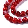 Dyed Natural Crackle Agate Beads Strands G-T100-03C-5