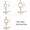 304 Stainless Steel Toggle Clasps STAS-PH0018-81-2