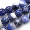 Natural South Africa Sodalite Beads Strands G-S259-35-4mm-1