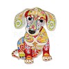 Animal Theme Double-sided Printed Acrylic Pendants OACR-L017-04D-1