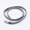 Non-magnetic Synthetic Hematite Beads Strands G-P341-01F-7x3mm-2