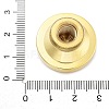 Golden Tone Wax Seal Brass Stamp Heads STAM-P002-01G-06-3
