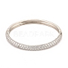 Brass Micro Pave Cubic Zirconia Bangles BJEW-F416-02P-1