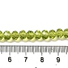 Transparent Baking Paint Glass Beads Strands DGLA-A034-T6mm-D05-4