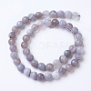 Natural Banded Agate Beads Strands X-G-G754-02-8mm-2