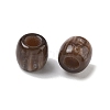 Opaque Resin European Beads RESI-F073-09-2