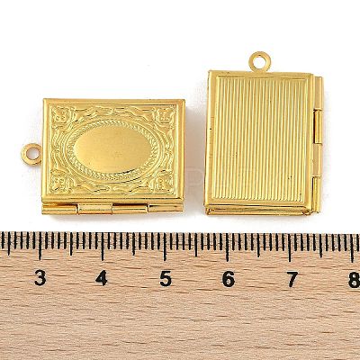 Brass Locket Pendants for Teachers' Day LS-KK-M041-07G-1