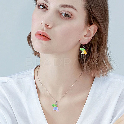 100Pcs 10 Colors Glass Flower of Life Charms FIND-CA0009-01-1