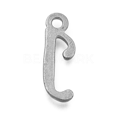 Alloy Letter Pendants PALLOY-J718-01C-J-1
