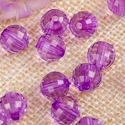 Transparent Acrylic Beads TACR-NH0001-A-19-1