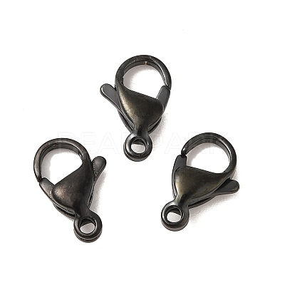 Ion Plating(IP) 304 Stainless Steel Lobster Claw Clasps STAS-AB12-B-1