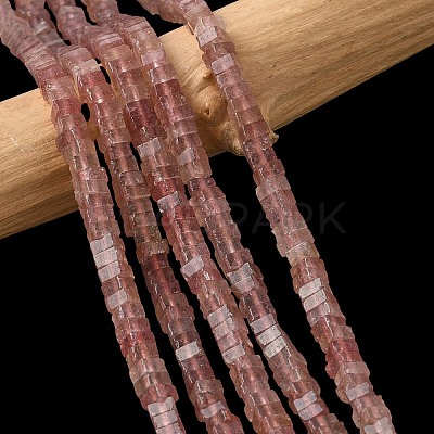 Natural Strawberry Quartz Beads Strands G-A280-C12-01-1