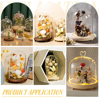 Glass Dome Cover DIY-WH0504-317C-1