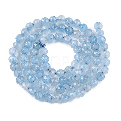 Natural White Jade Bead Strands X-G-R344-4mm-05-1