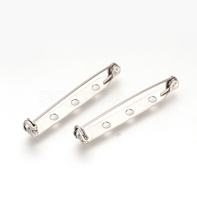 Tarnish Resistant 304 Stainless Steel Pin Brooch Back Bar Findings STAS-Q184-04-1