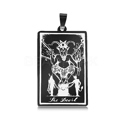 201 Stainless Steel Pendants STAS-S105-LA461-6-1